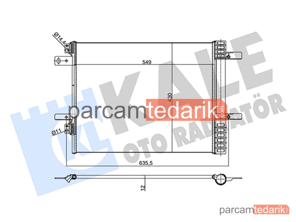 355160 | Klima Kondenseri — Peugeot 5008 II, Opel Grandland / Grandland X, Citroen C5 Aircross
