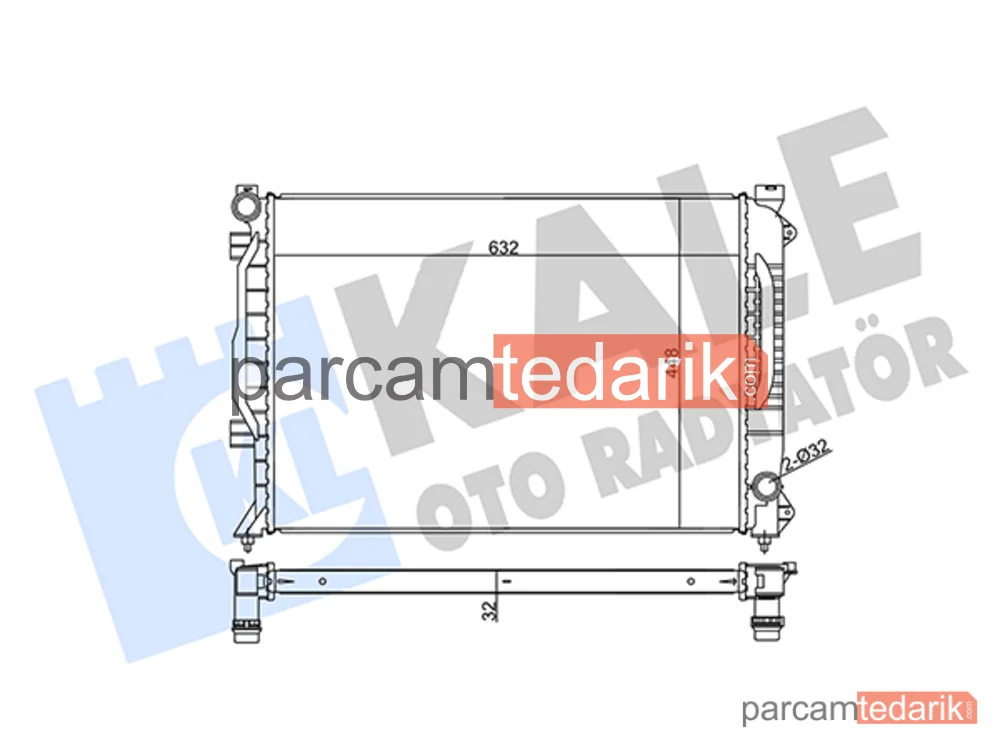 355530 | Su Radyatörü — Audi A6 C5