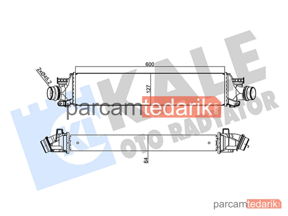 355940 | Turbo Radyatörü — Chevrolet Aveo