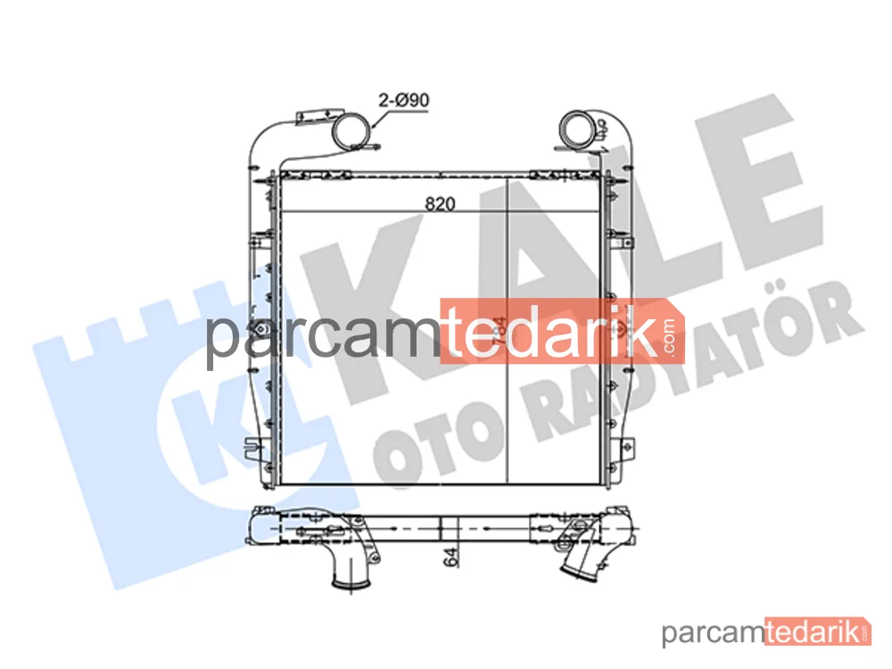 356105 | Turbo Radyatörü — Scania G I