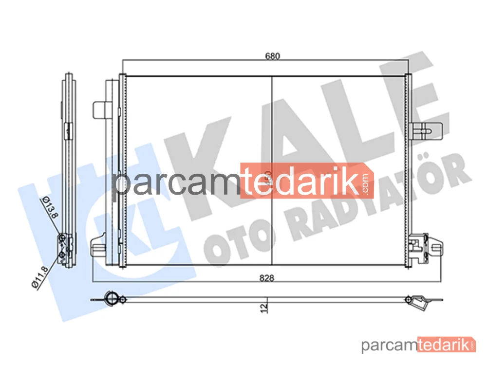 356115 | Klima Kondenseri — VW Transporter T6 / Caravelle T6, VW Transporter T6, VW Multivan T6