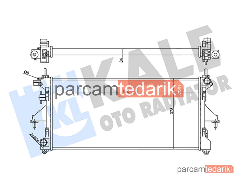 356455 | Su Radyatörü — Fiat Ducato