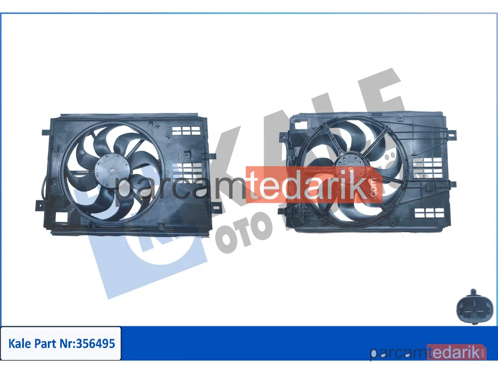 356495 | Soğutma Fanı — Citroen Grand C4 Spacetourer, Citroen C4 Spacetourer, Citroen Berlingo