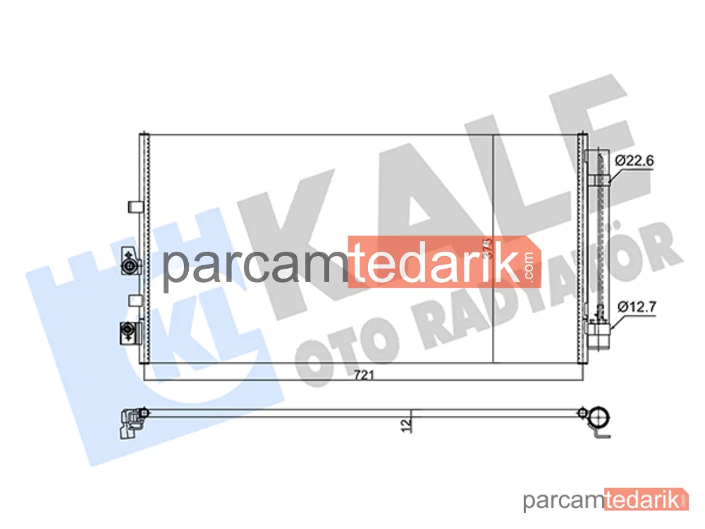 357280 | Klima Kondenseri — Ford Focus IV