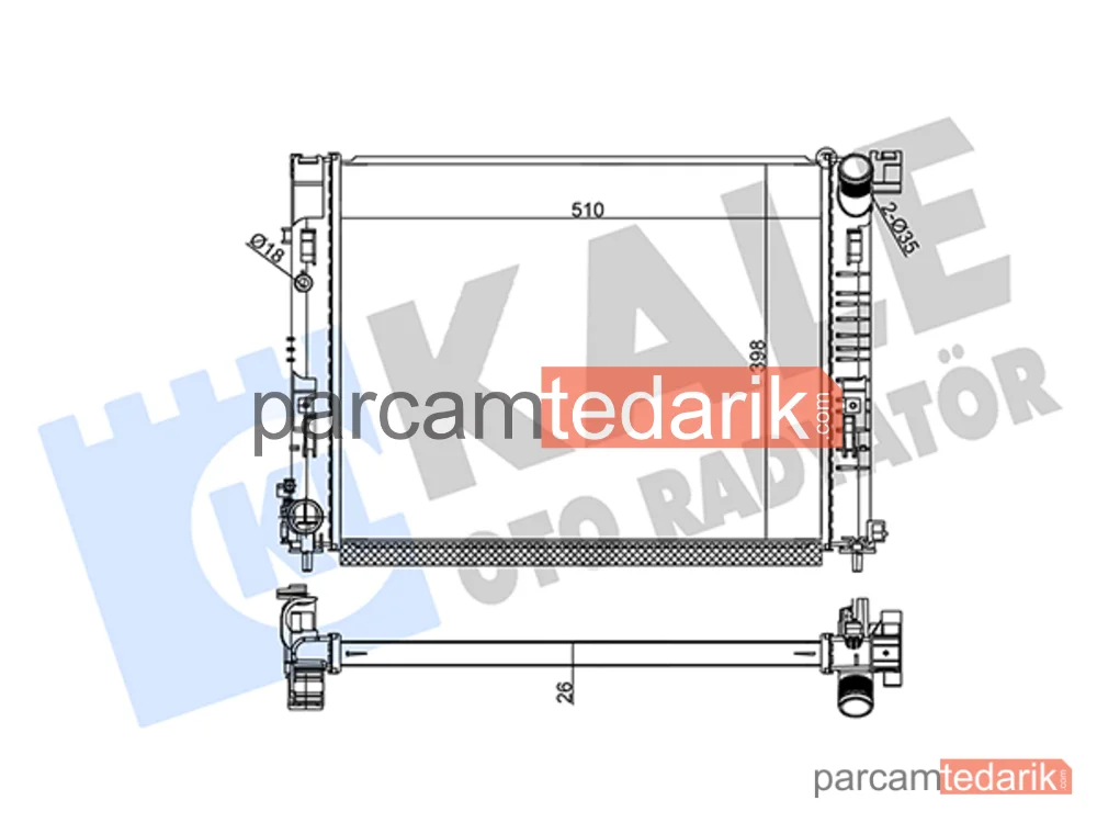 Su Radyatörü — Renault Clio V, Renault Captur II - 357285