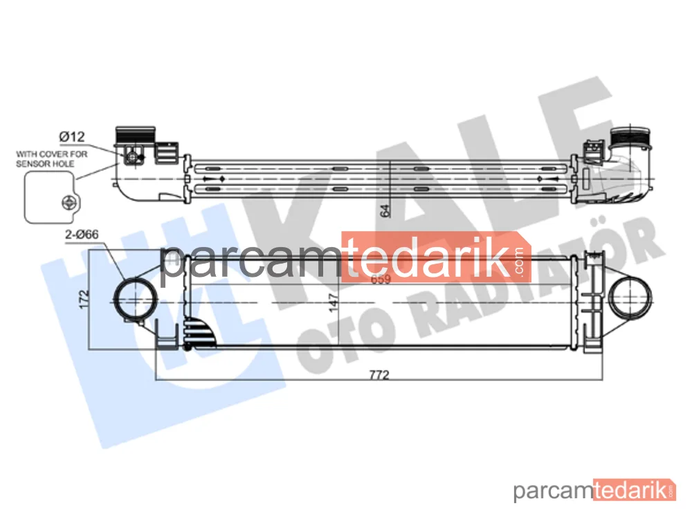 357355 | Turbo Radyatörü — Land Rover Freelander 2