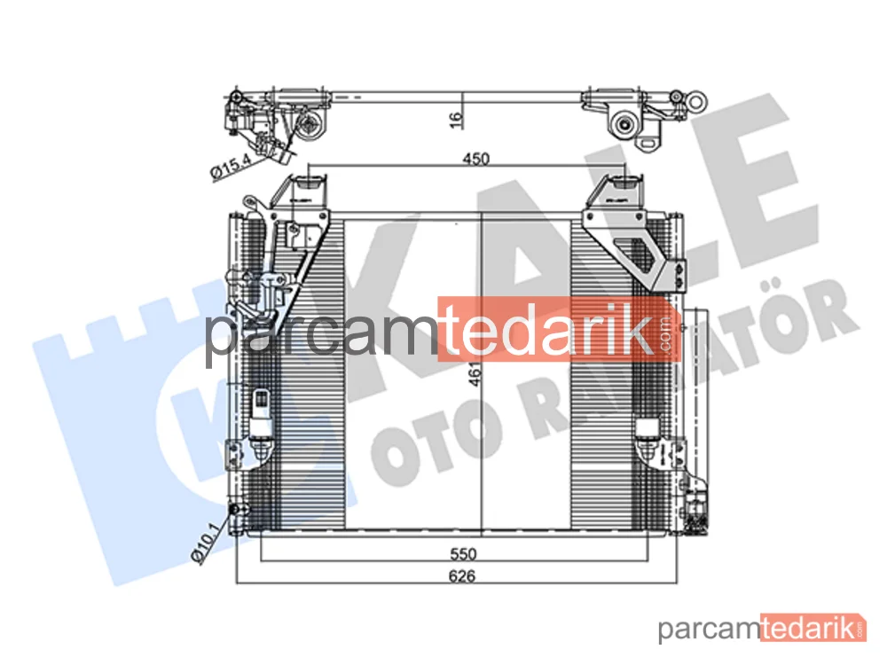 357765 | Klima Kondenseri — Toyota Hilux VII