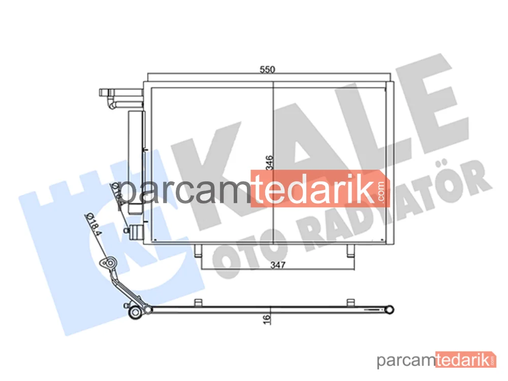 357775 | Klima Kondenseri — Ford B-Max, Ford Fiesta VI