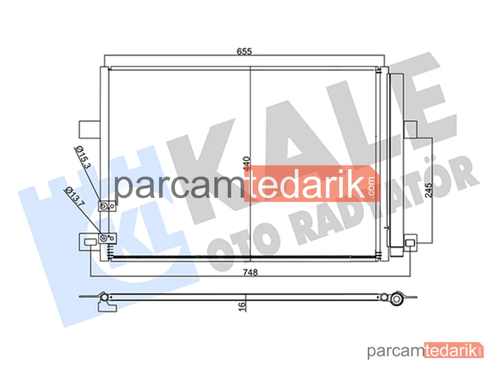357810 | Klima Kondenseri — VW Amarok