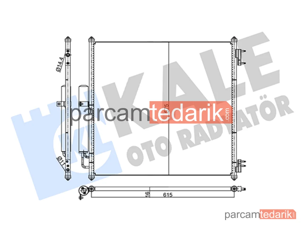357820 | Klima Kondenseri — Land Rover Range Rover IV, Land Rover Range Rover Sport II