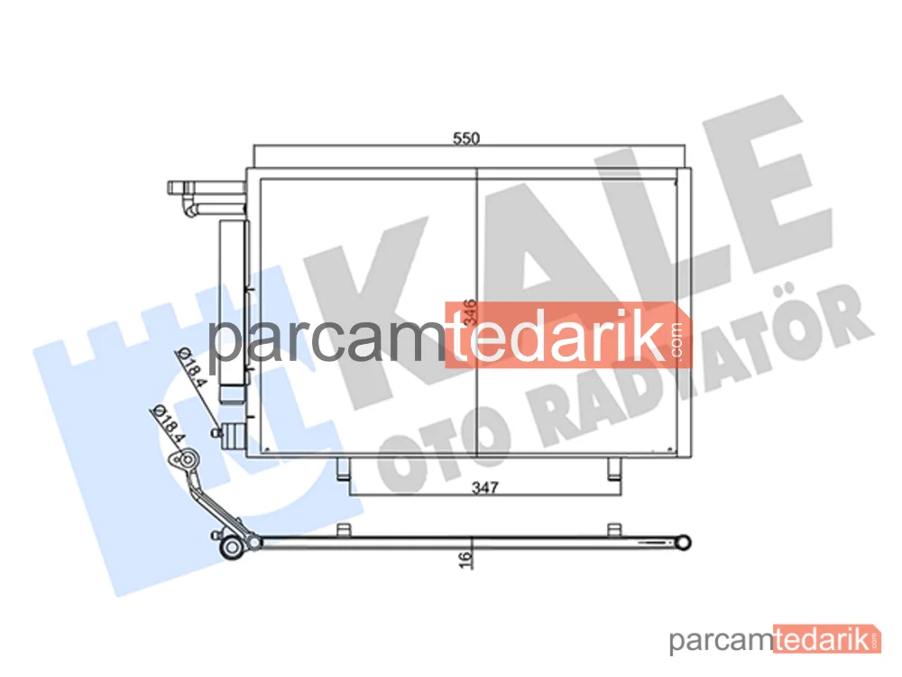 357855 | Klima Kondenseri — Ford Ecosport