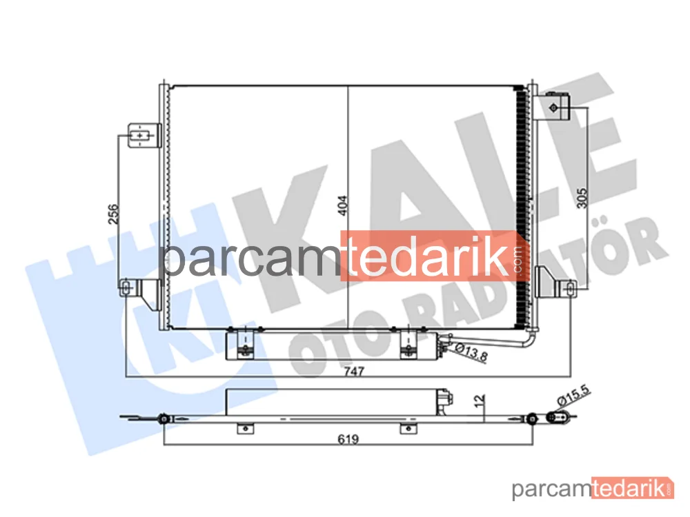 357885 | Klima Kondenseri — Mercedes-Benz Sprinter 5-t, Mercedes-Benz Sprinter 3,5-t