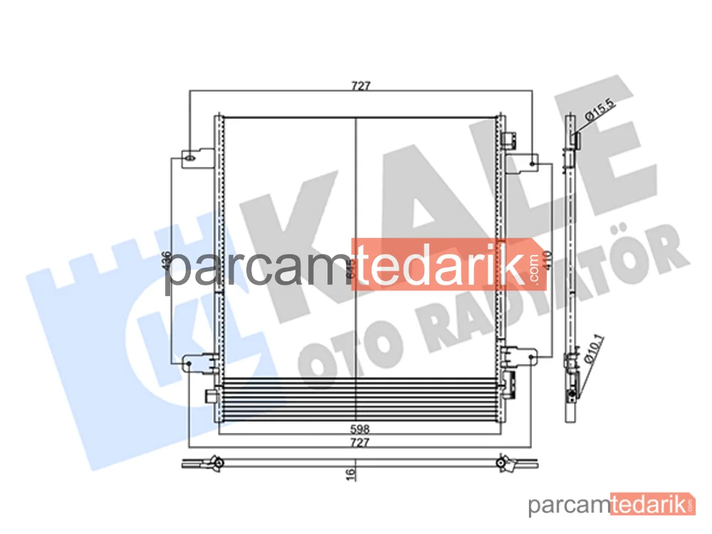 357930 | Klima Kondenseri — Nissan Patrol VI