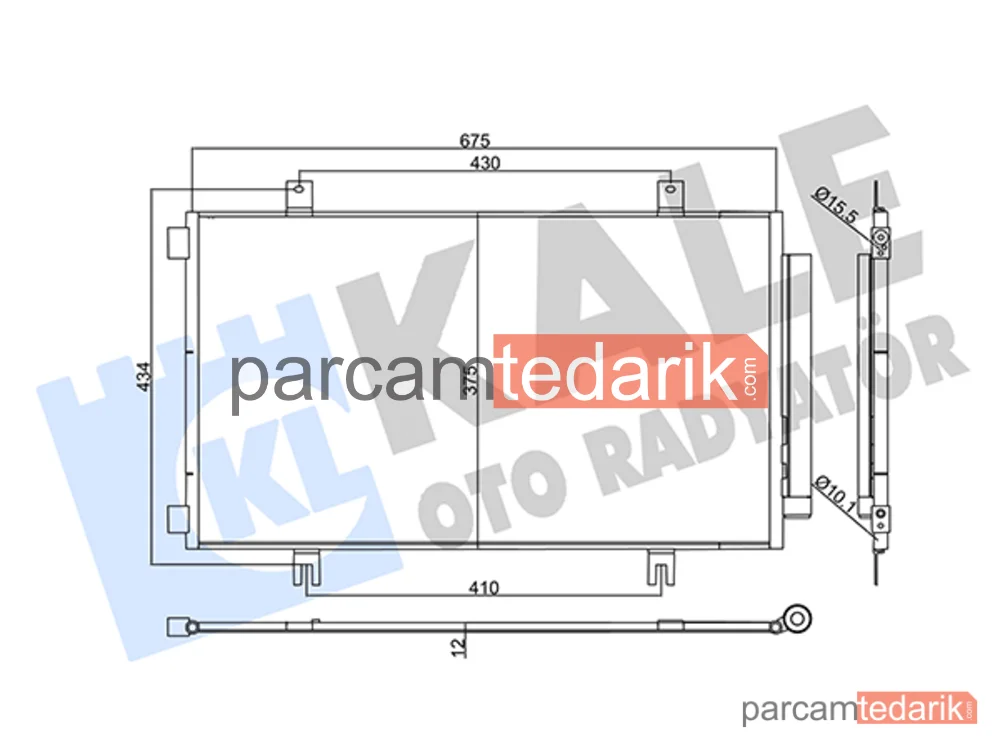 357950 | Klima Kondenseri — Suzuki Vitara, Suzuki SX4 S-Cross