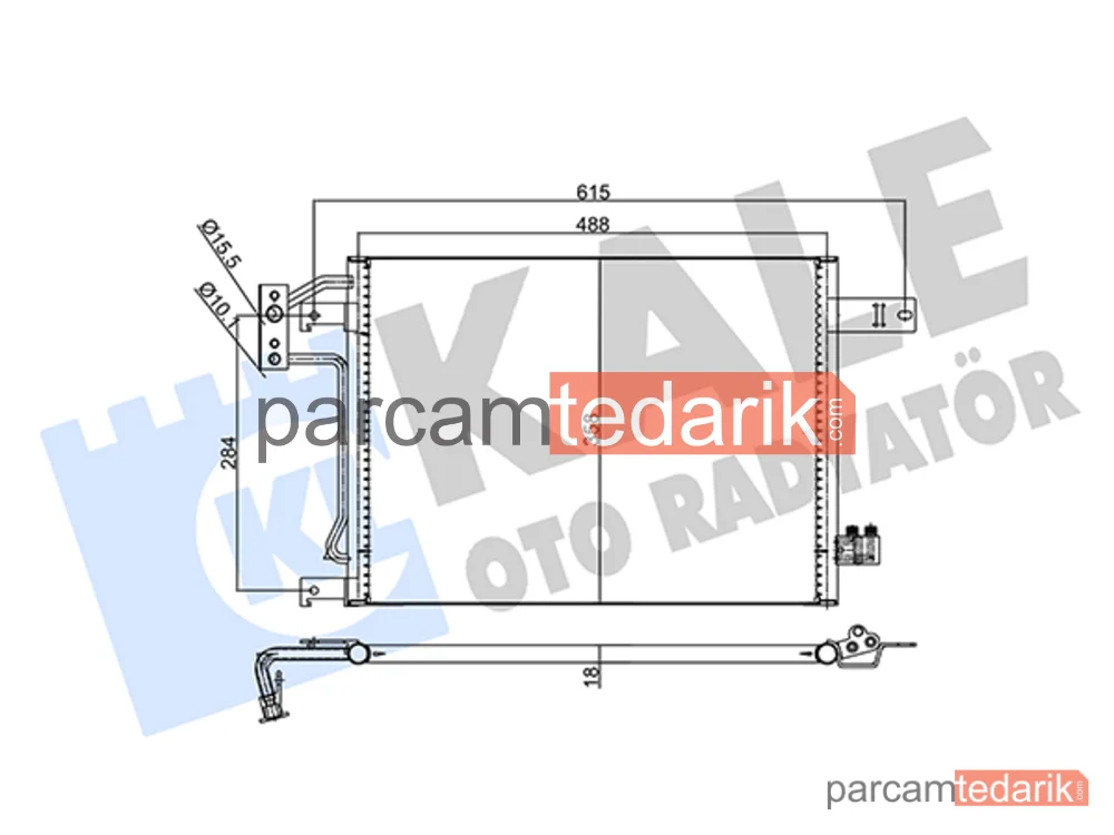 358060 | Klima Kondenseri — Jeep Wrangler III