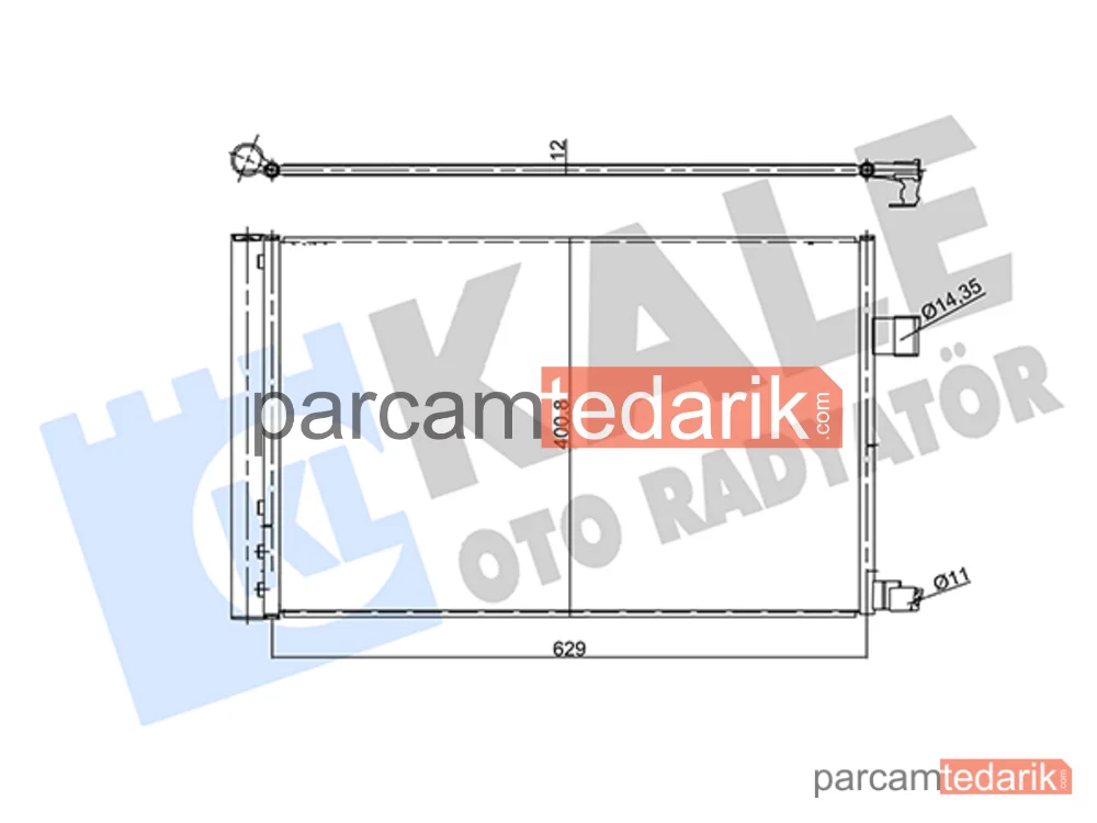 358740 | Klima Kondenseri — Jaguar XF Sportbrake, Jaguar XE, Jaguar F-Pace