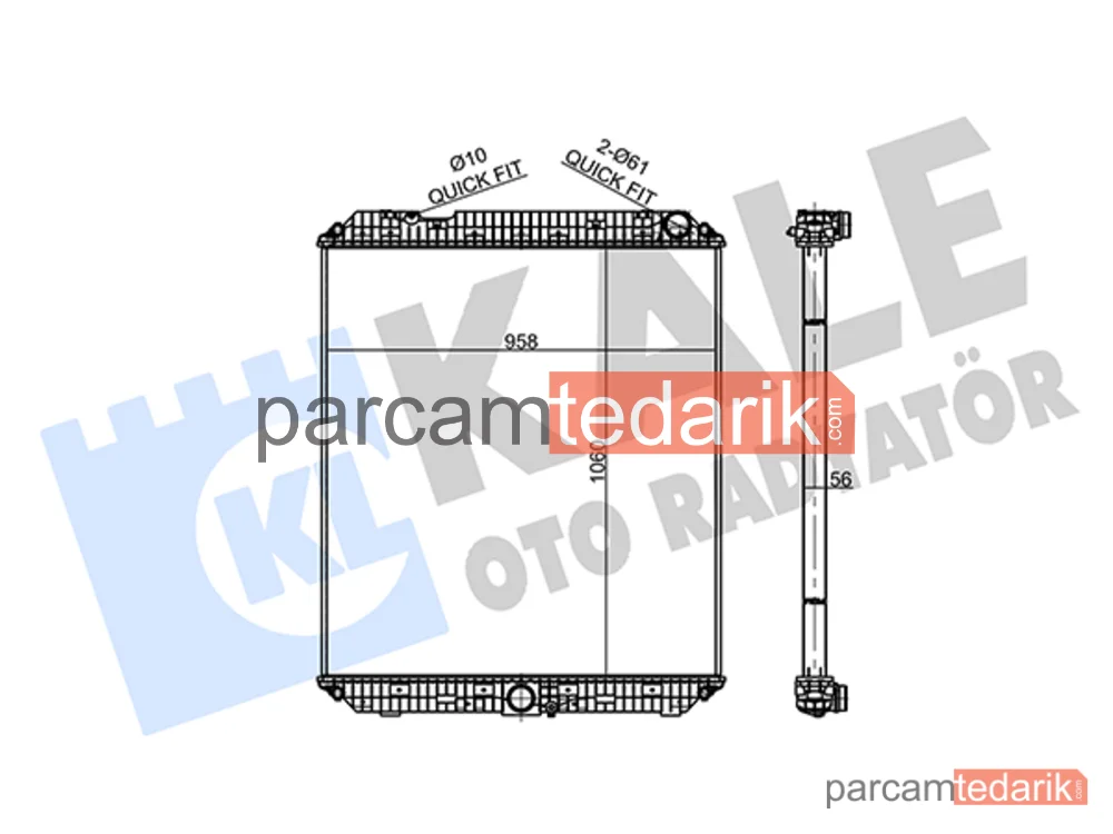 359150 | Su Radyatörü — Mercedes-Benz Arocs