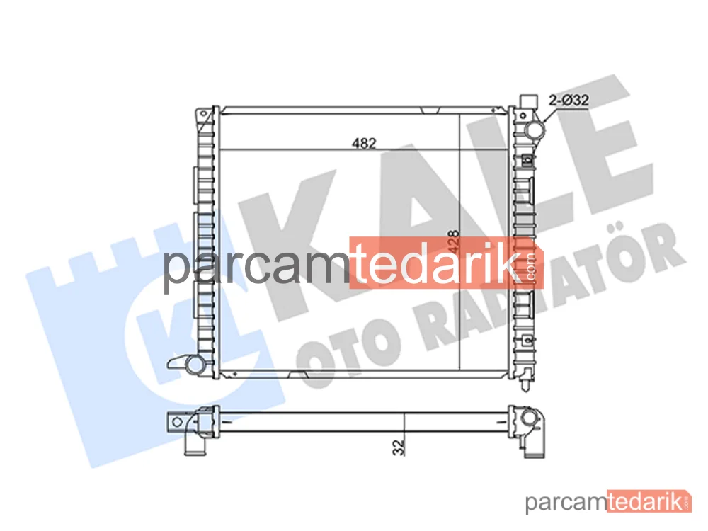 359400 | Su Radyatörü — Land Rover Freelander I, Land Rover Freelander I Soft Top