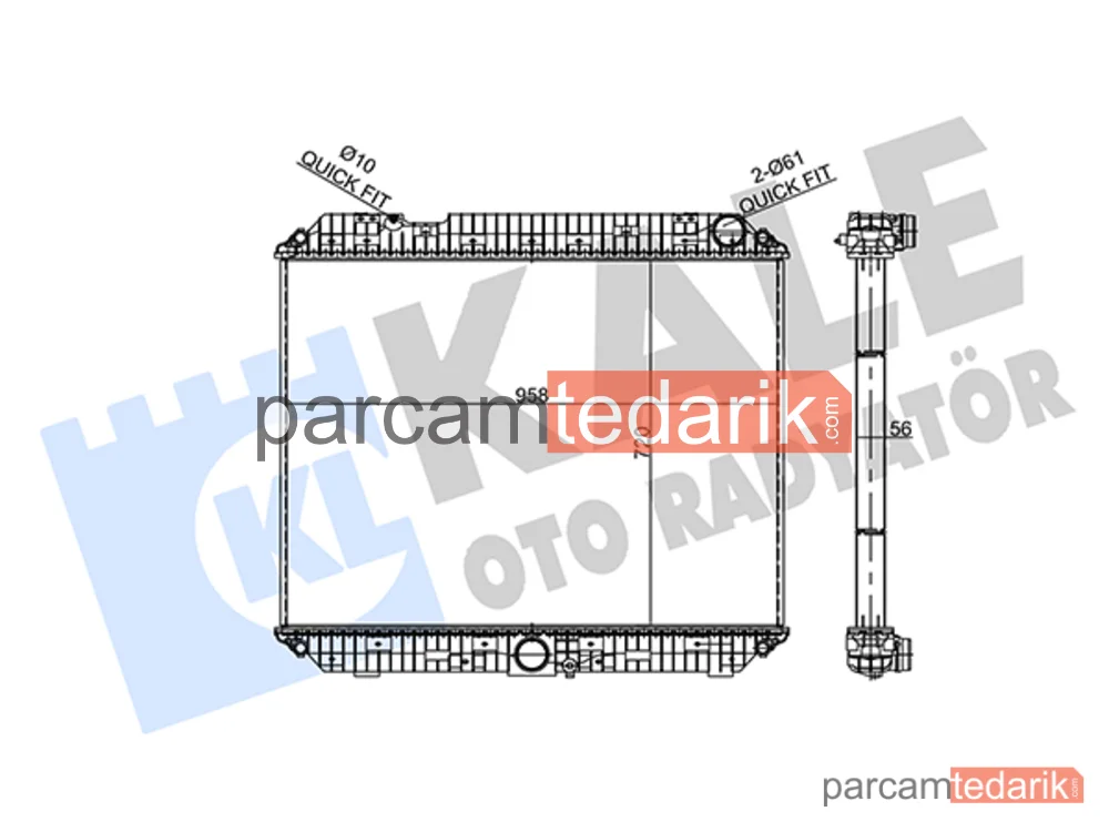359840 | Su Radyatörü — Mercedes-Benz Arocs