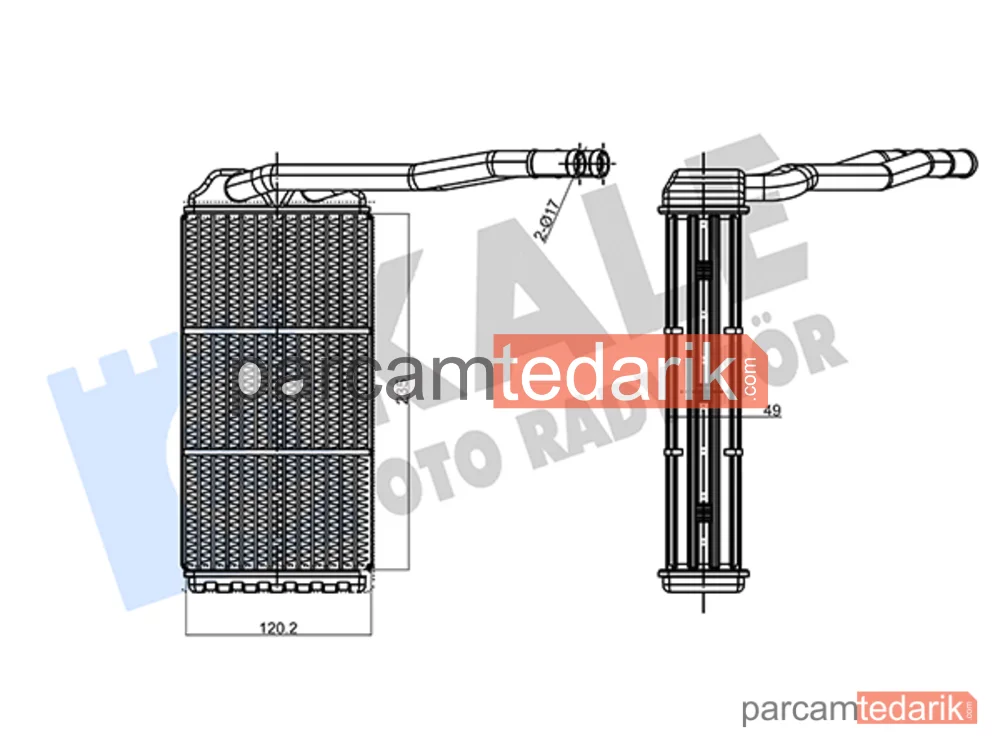 360190 | Kalorifer Radyatörü — Land Rover Freelander I Soft Top, Land Rover Freelander I