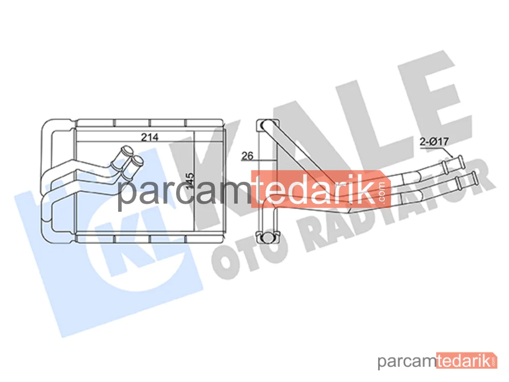 360825 | Kalorifer Radyatörü — Kia Sportage II, Hyundai Tucson
