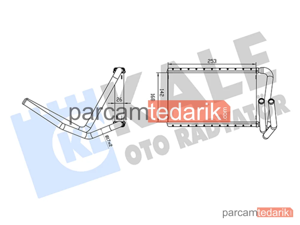 360840 | Kalorifer Radyatörü — Kia Sorento I