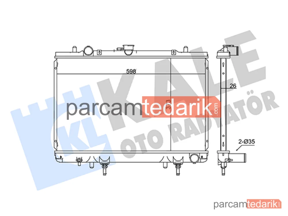 362200 | Su Radyatörü — Mitsubishi L200