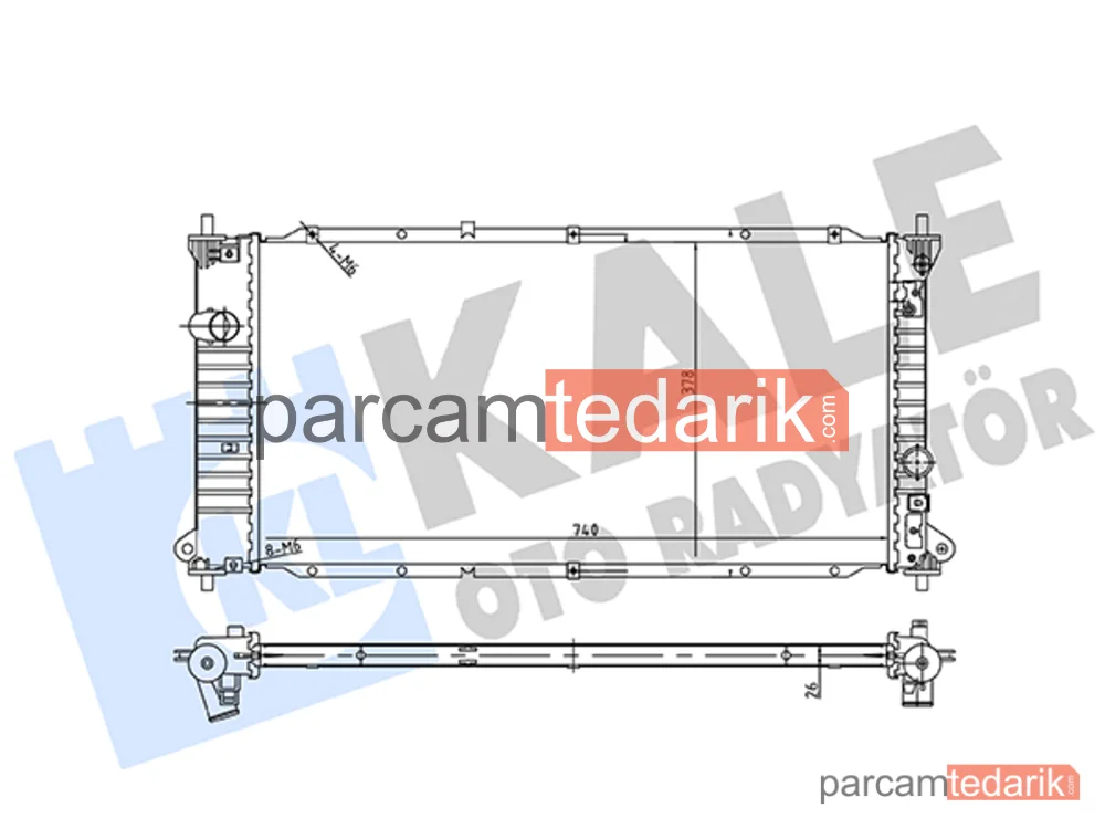 362355 | Su Radyatörü — SsangYong Korando
