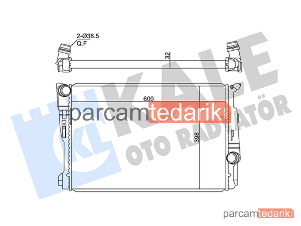 362715 | Su Radyatörü — BMW X3