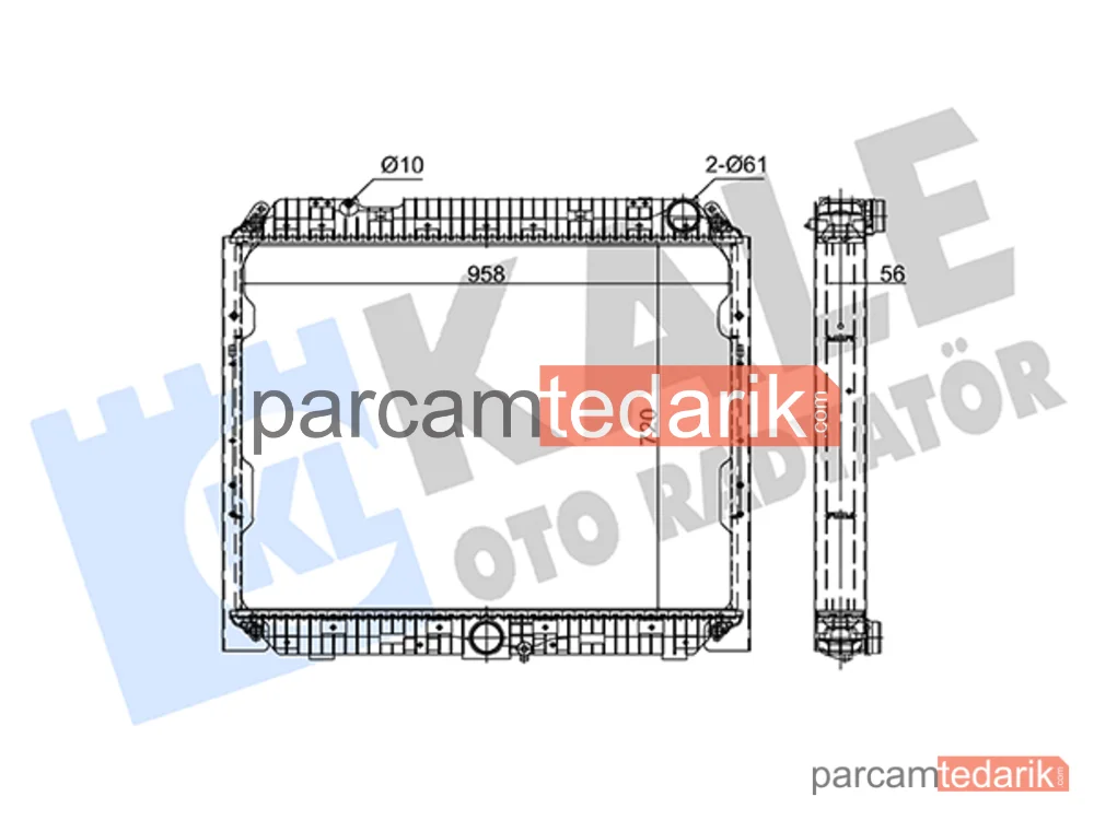 362830 | Su Radyatörü — Mercedes-Benz Arocs