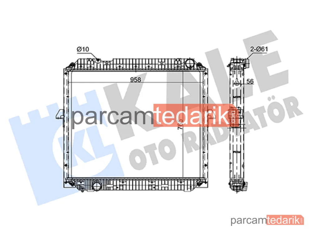 362850 | Su Radyatörü — Mercedes-Benz Arocs