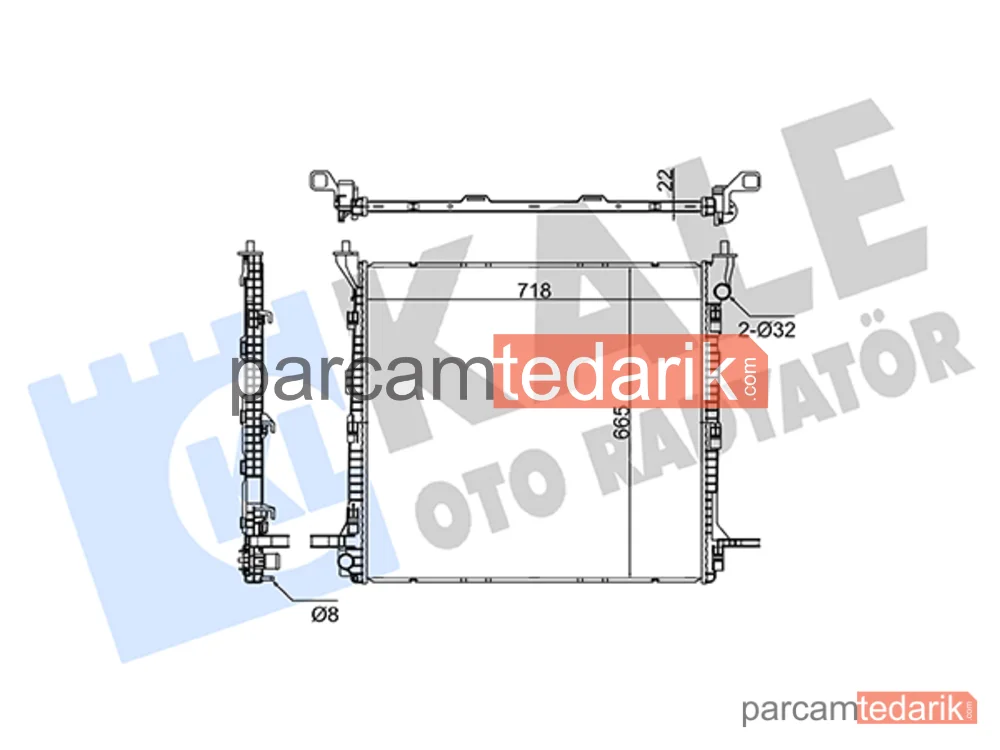 362865 | Su Radyatörü — VW Crafter