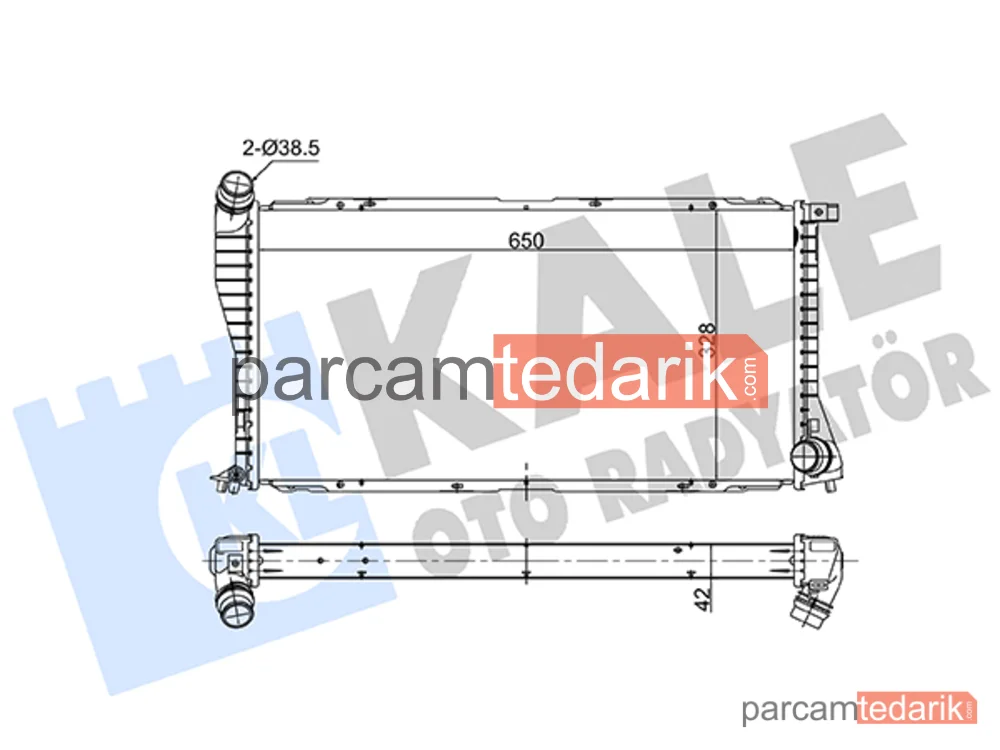 363295 | Su Radyatörü — BMW 5, BMW 5 Touring, BMW 7