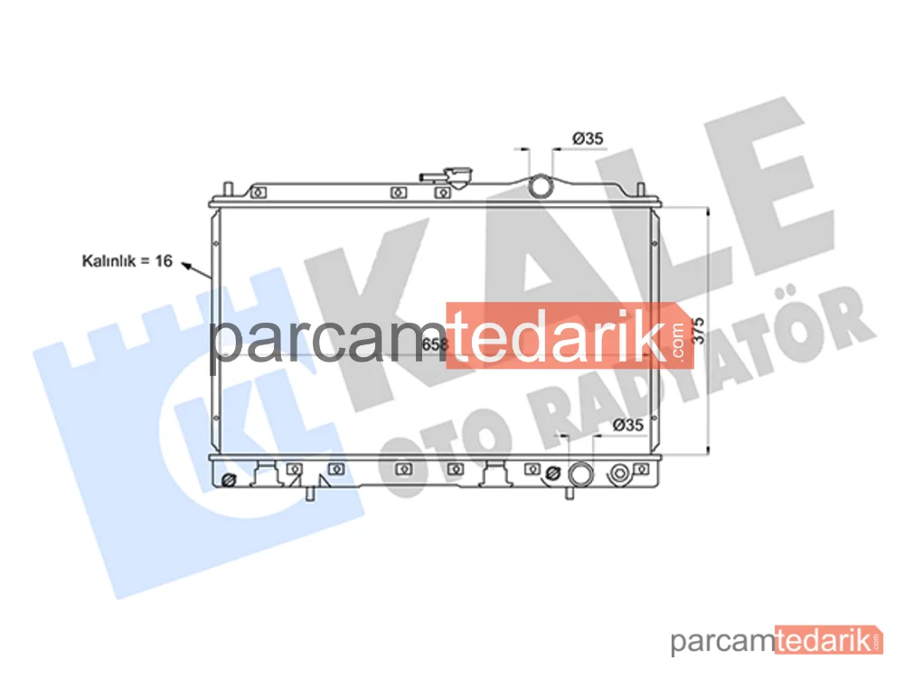 363545 | Su Radyatörü — Mitsubishi Galant VI