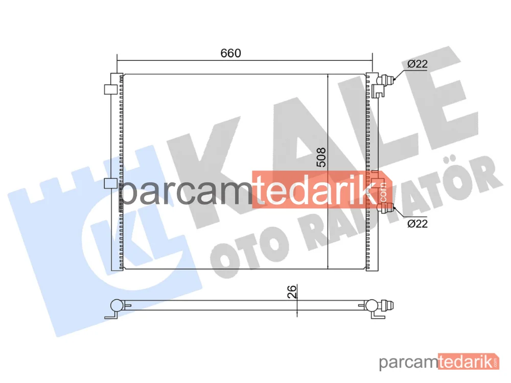 363710 | Turbo Radyatörü — BMW 5, BMW 5 Touring, BMW 6 Gran Turismo