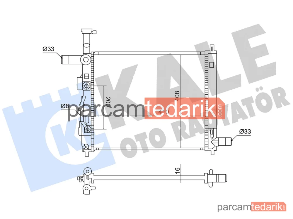 363725 | Su Radyatörü — Kia Picanto III