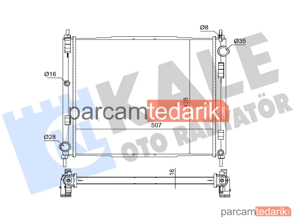 363775 | Su Radyatörü — Nissan Juke, Nissan Pulsar