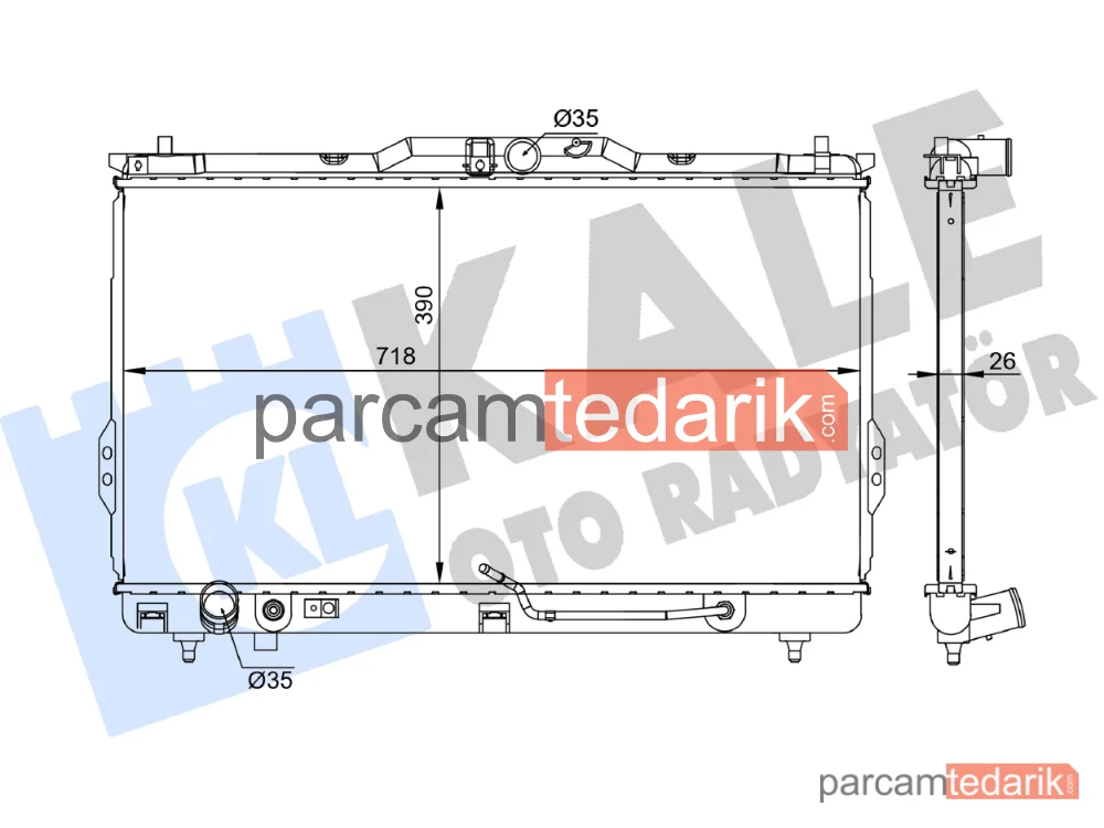 364225 | Su Radyatörü — Hyundai Santa FÉ I