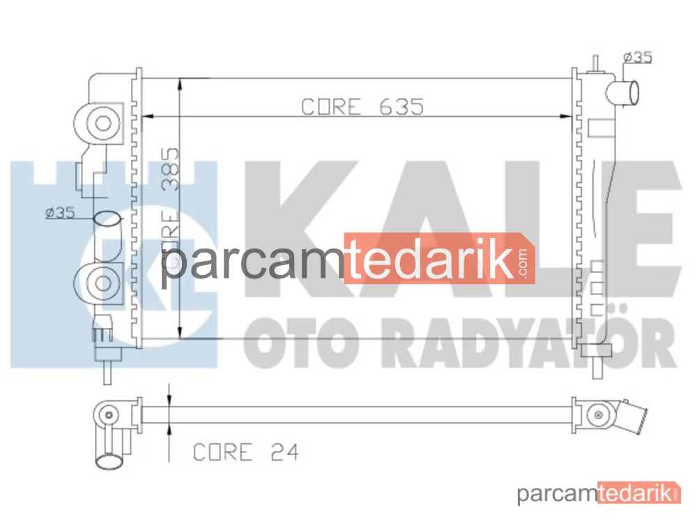 368100 | Su Radyatörü — Daewoo Espero