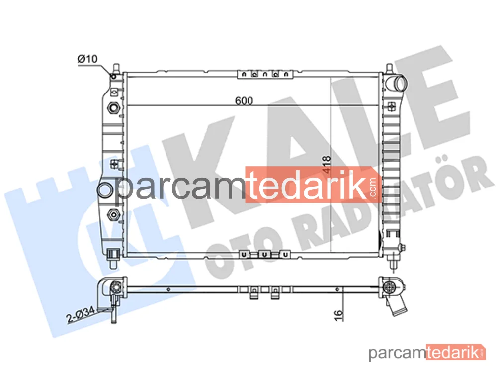 372300 | Su Radyatörü — Daewoo Kalos