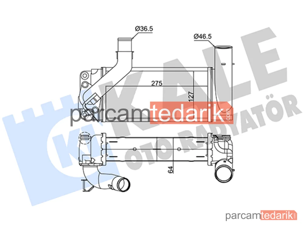 375650 | Turbo Radyatörü — Toyota Auris