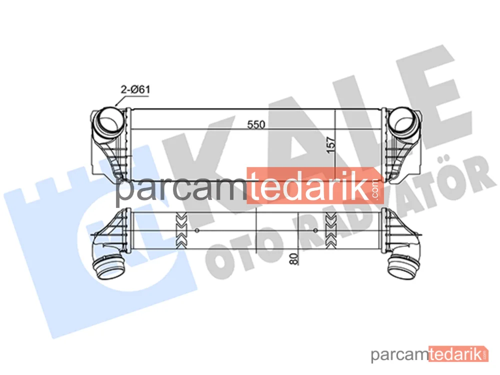 375655 | Turbo Radyatörü — BMW 5, BMW 5 Touring, BMW 5 Gran Turismo