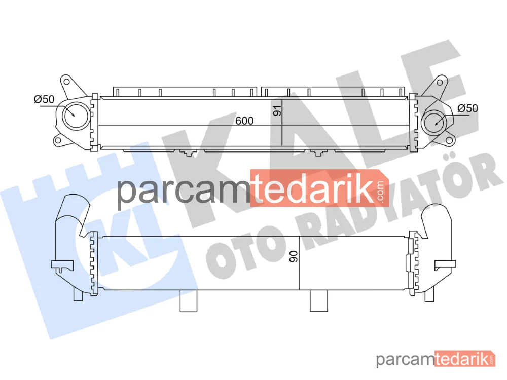 375840 | Turbo Radyatörü — Hyundai i30, Hyundai i30 Fastback, Kia Ceed