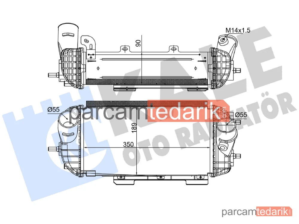 375860 | Turbo Radyatörü — Kia Sportage IV, Hyundai Tucson