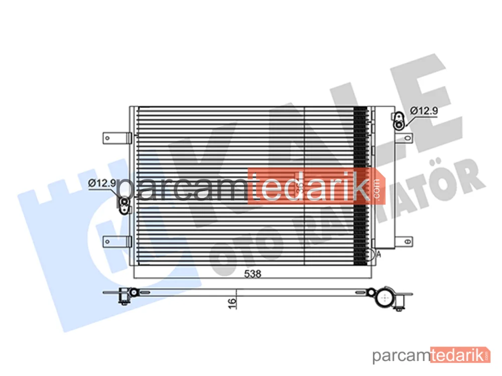 375900 | Klima Kondenseri — VW Sharan, Seat Alhambra, Ford Galaxy I