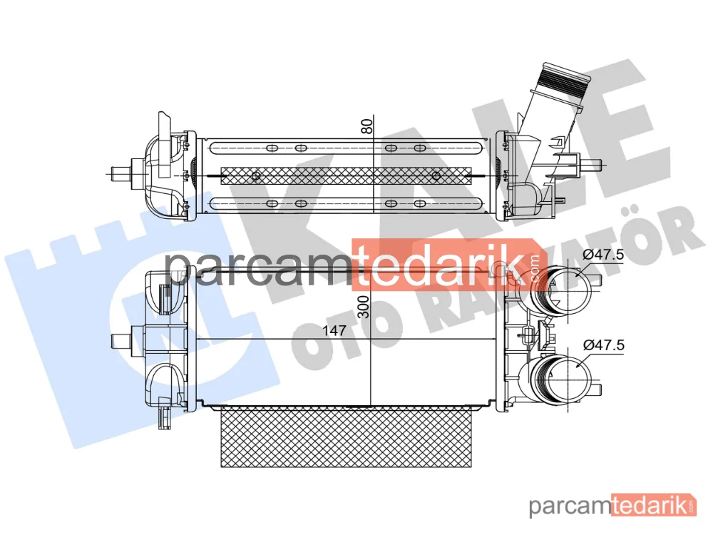 376115 | Turbo Radyatörü — Ford Fiesta VII