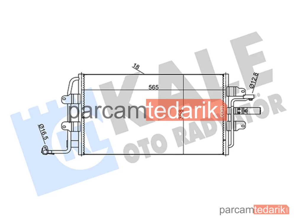 376400 | Klima Kondenseri — VW New Beetle, VW New Beetle Cabrio