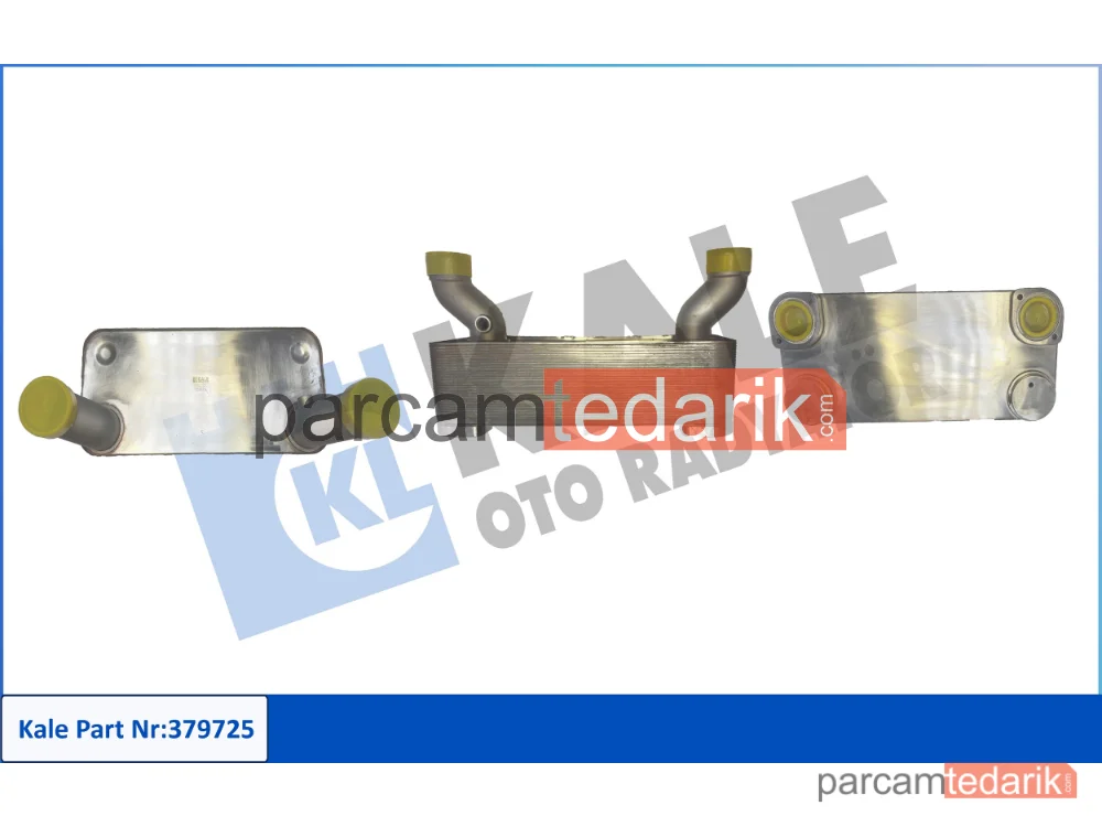 379725 | Yağ Soğutucusu — Mercedes BENZ, MAN Fortuna, Neoplan, Setra, Temsa Safir E4,E5 (Çelik) Retarder