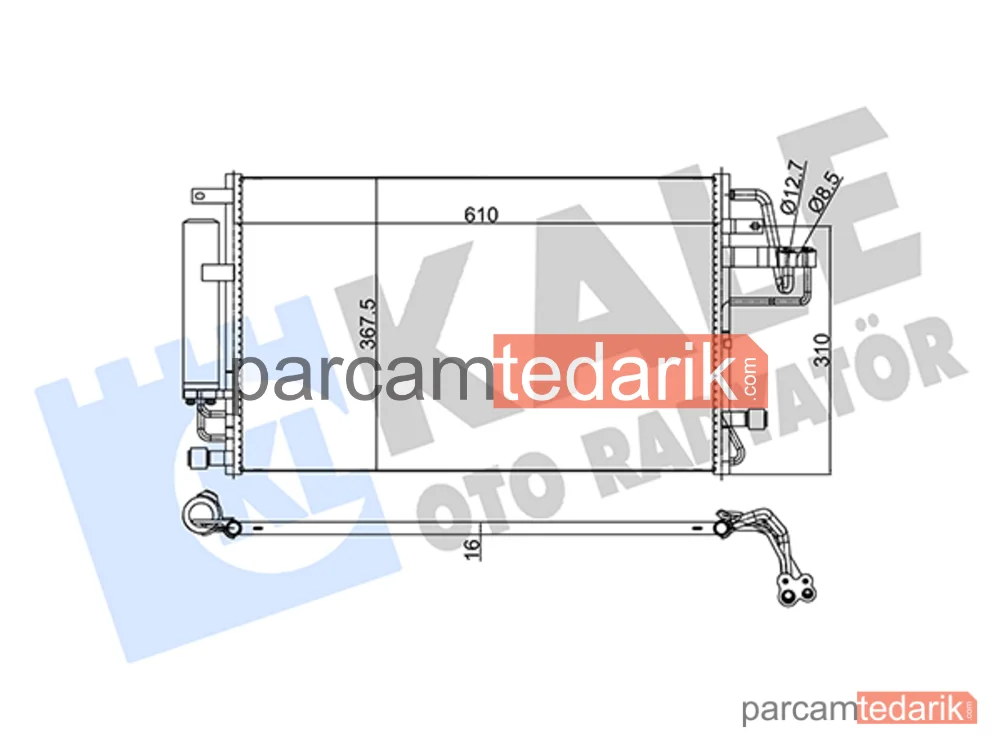 379900 | Klima Kondenseri — Kia Sportage II, Hyundai Tucson