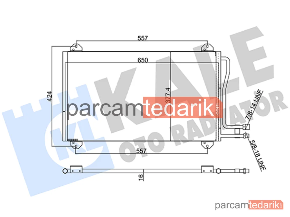 381100 | Klima Kondenseri — Mercedes-Benz Sprinter 4-t, Mercedes-Benz Sprinter 3-t